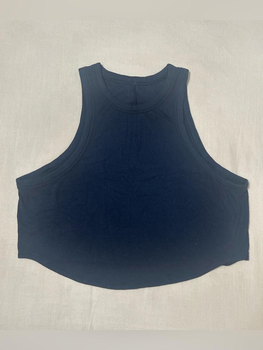 Lululemon Hold Tight Cropped Tank Top in True Navy (Size 14) - Picture 5 of 5